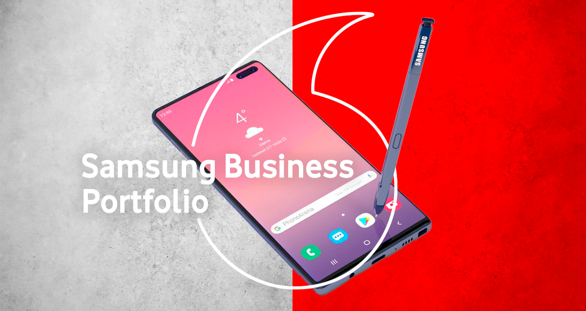 Imagen de cabecera para Samsung Business Portfolio